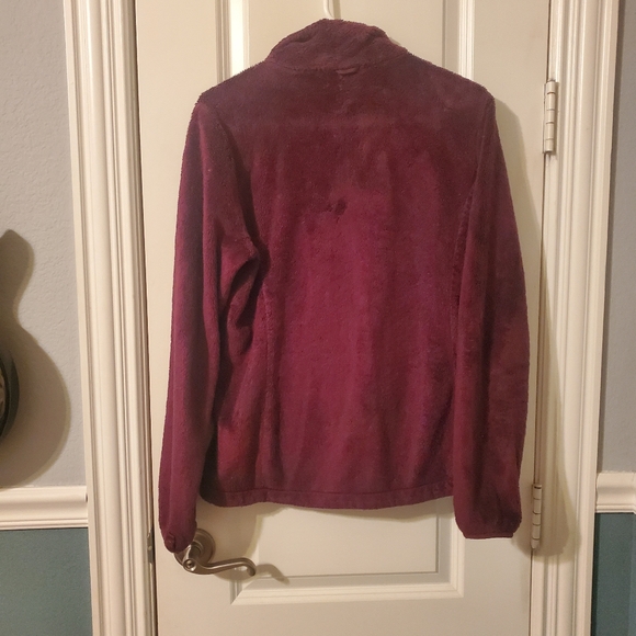 North Face Maroon Fleece Jacket - Picture 5 of 5
